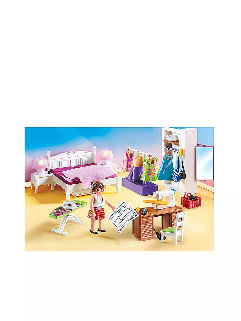 PLAYMOBIL | Dollhouse - Schlafzimmer mit Nähecke 70208 | keine Farbe