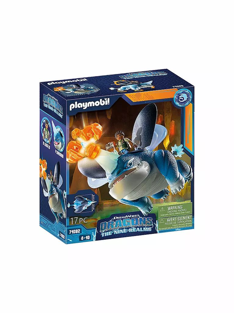 PLAYMOBIL | Dragons: The Nine Realms - Dragons: The Nine Realms - Plowhorn & D'Angelo 71082 | keine Farbe