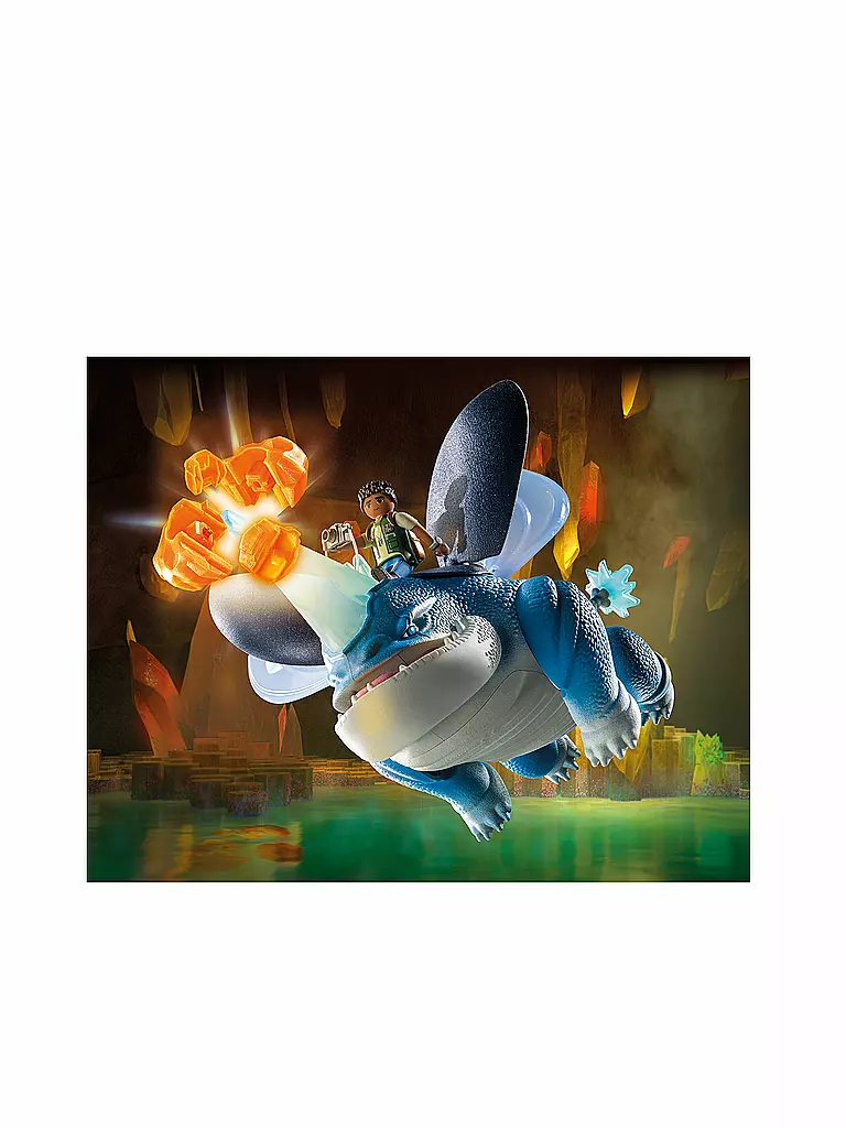 PLAYMOBIL | Dragons: The Nine Realms - Dragons: The Nine Realms - Plowhorn & D'Angelo 71082 | keine Farbe