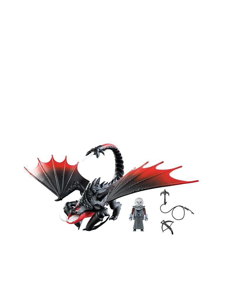 PLAYMOBIL | Dragons - Deathgripper mit Grimmel 70039 | blau