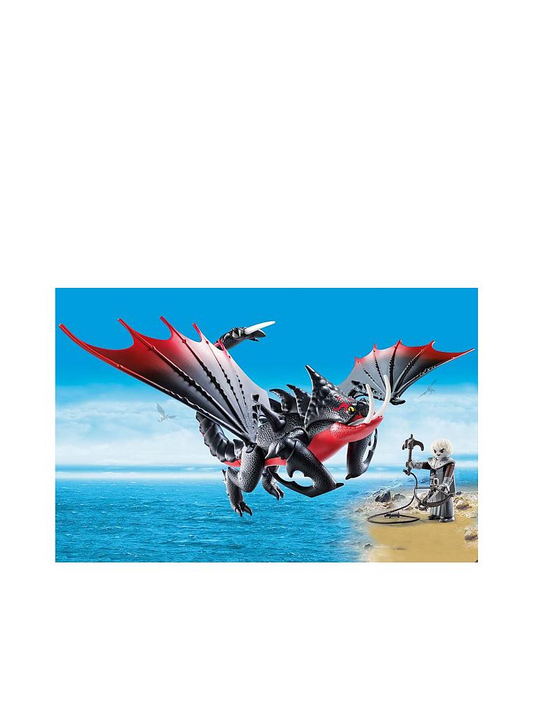 PLAYMOBIL | Dragons - Deathgripper mit Grimmel 70039 | blau