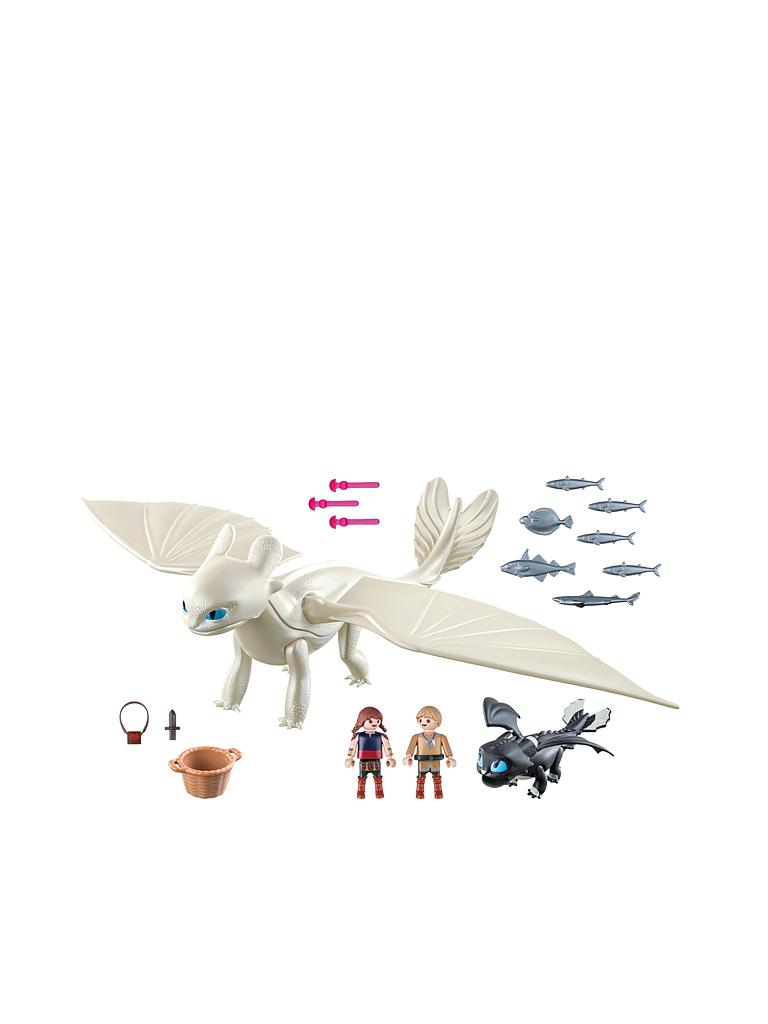 PLAYMOBIL | Dragons - Light Fury Spielset 70038 | blau