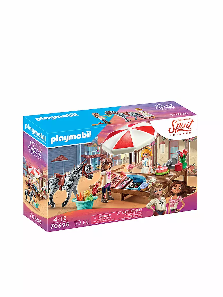 PLAYMOBIL | DreamWorks Spirit Untamed - Miradero Süßigkeitenstand 70696 | keine Farbe
