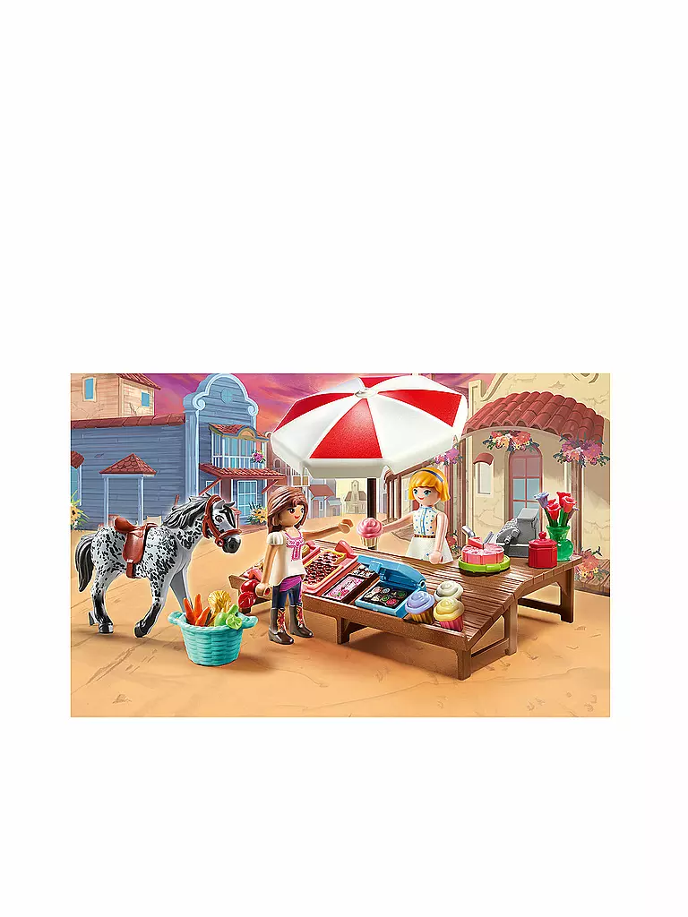 PLAYMOBIL | DreamWorks Spirit Untamed - Miradero Süßigkeitenstand 70696 | keine Farbe