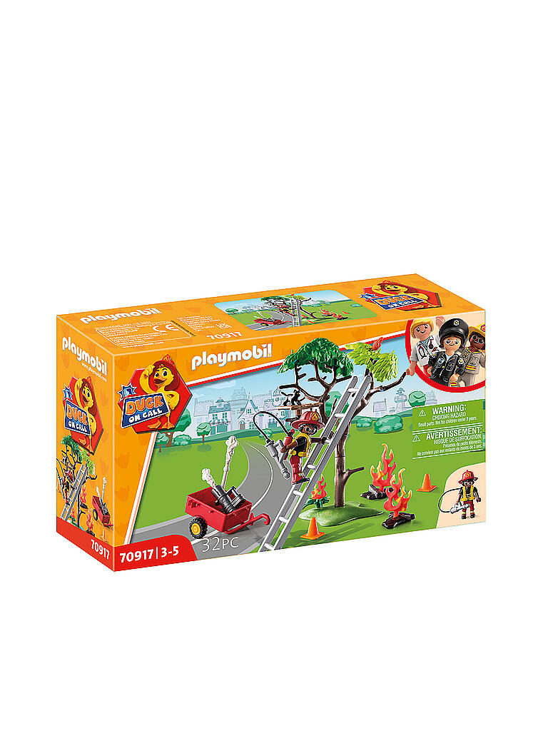PLAYMOBIL | DUCK ON CALL - Feuerwehr Action. Rette die Katze! 70917 | keine Farbe