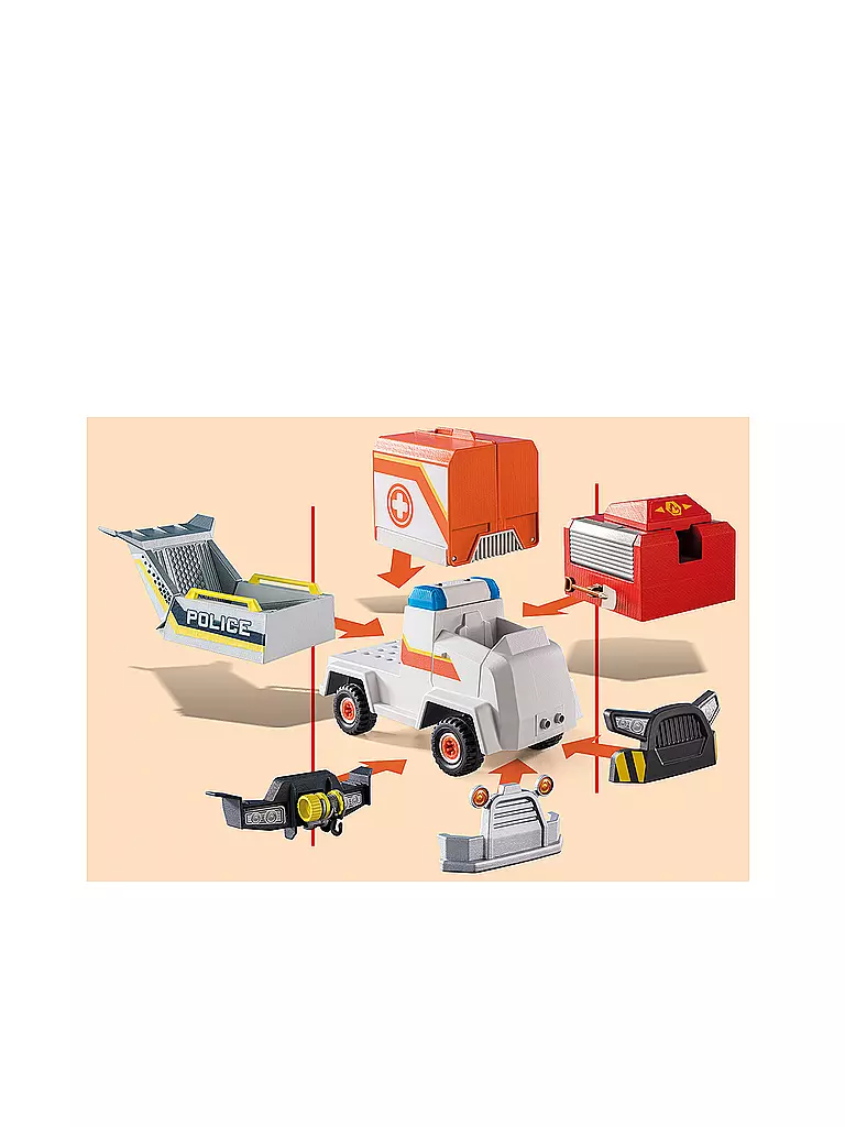 PLAYMOBIL | DUCK ON CALL - Notarzt Einsatzfahrzeug 70916 | keine Farbe