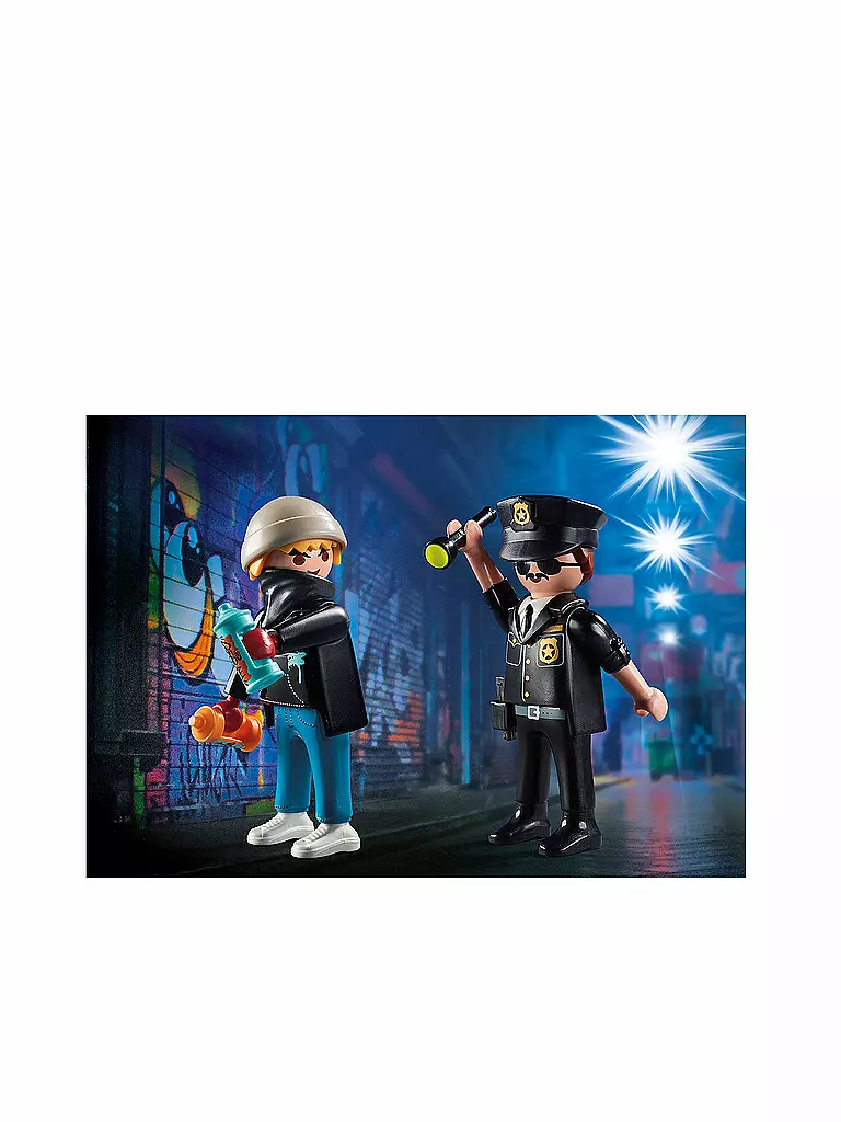 PLAYMOBIL | DuoPack Polizist und Sprayer 70822 | keine Farbe