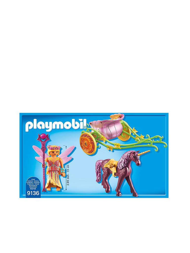 PLAYMOBIL | Fairies - Blumenfee mit Einhornkutsche 9136 | keine Farbe