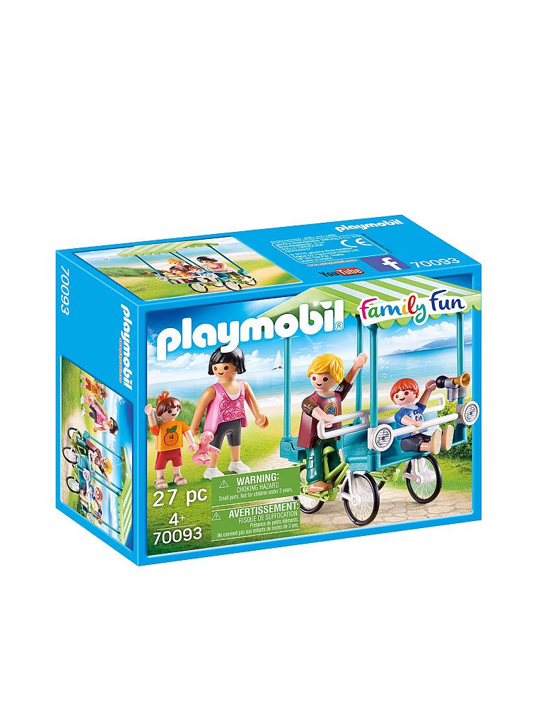 PLAYMOBIL | Familien Fahrrad 70093 | blau