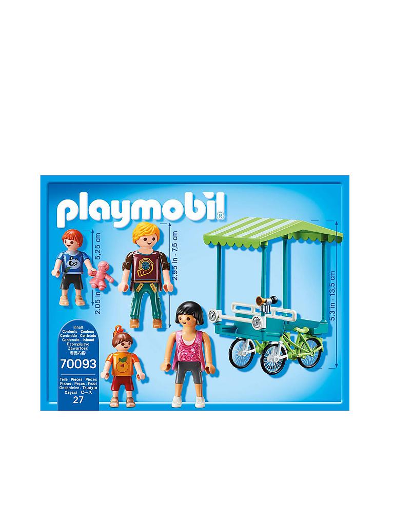 PLAYMOBIL | Familien Fahrrad 70093 | blau