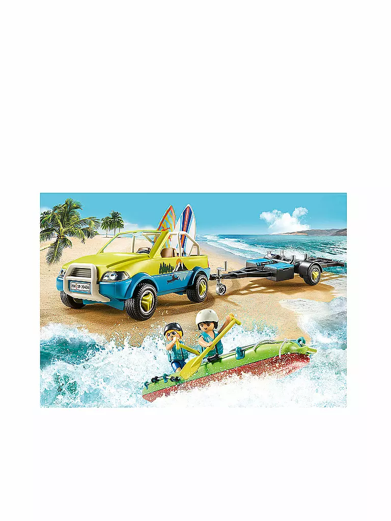 PLAYMOBIL | Family Fun - Strandauto mit Kanuanhänger 70436 | keine Farbe