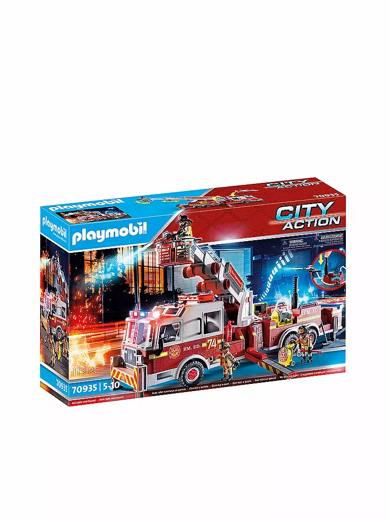 PLAYMOBIL | Feuerwehr-Fahrzeug: US Tower Ladder 70935 | keine Farbe