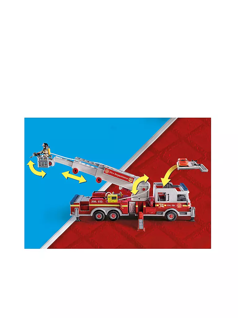 PLAYMOBIL | Feuerwehr-Fahrzeug: US Tower Ladder 70935 | keine Farbe