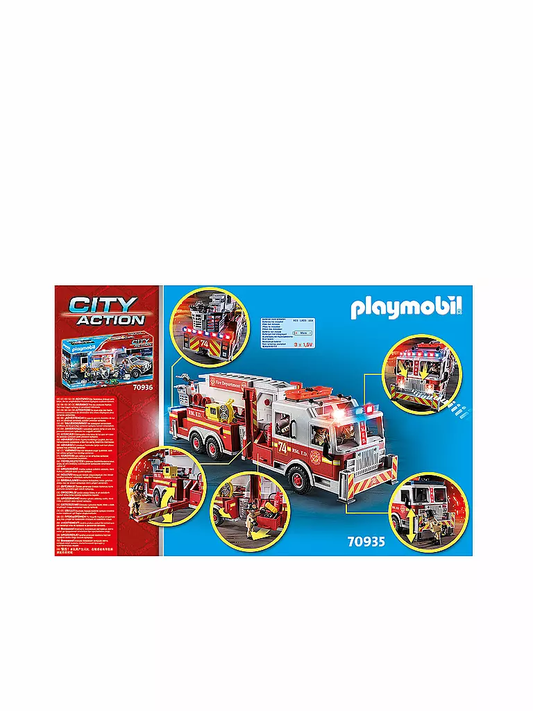 PLAYMOBIL | Feuerwehr-Fahrzeug: US Tower Ladder 70935 | keine Farbe
