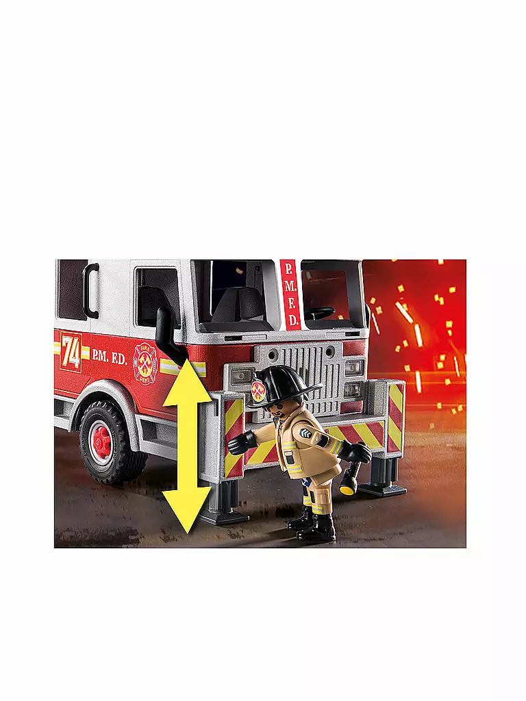 PLAYMOBIL | Feuerwehr-Fahrzeug: US Tower Ladder 70935 | keine Farbe