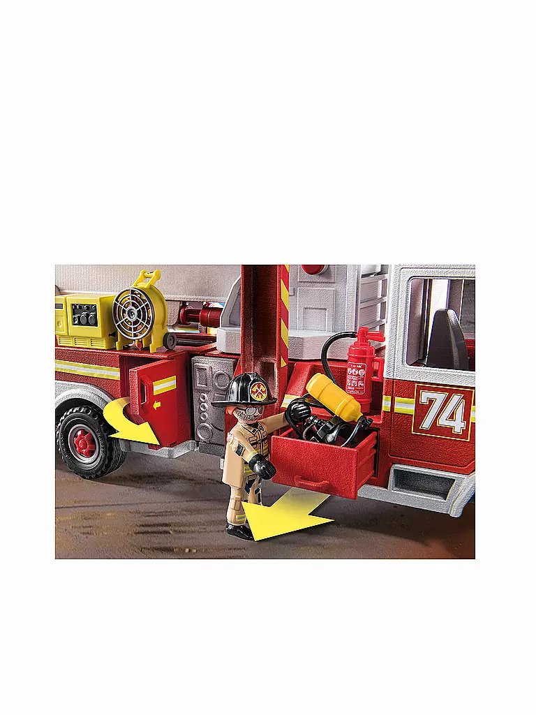 PLAYMOBIL | Feuerwehr-Fahrzeug: US Tower Ladder 70935 | keine Farbe