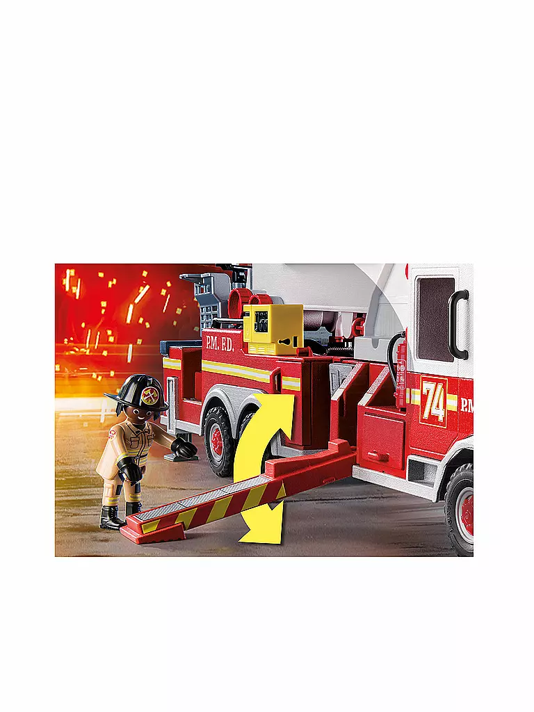 PLAYMOBIL | Feuerwehr-Fahrzeug: US Tower Ladder 70935 | keine Farbe