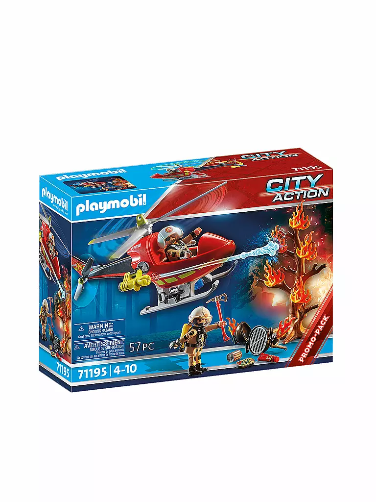 PLAYMOBIL | Feuerwehr-Hubschrauber 71195 | keine Farbe