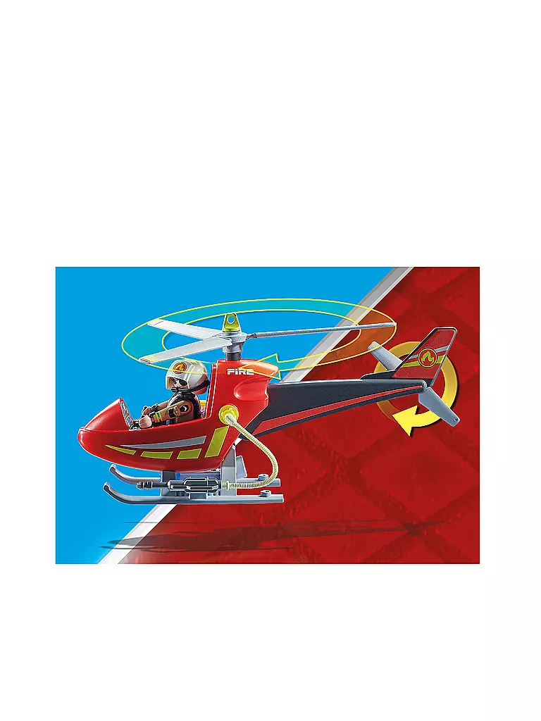 PLAYMOBIL | Feuerwehr-Hubschrauber 71195 | keine Farbe