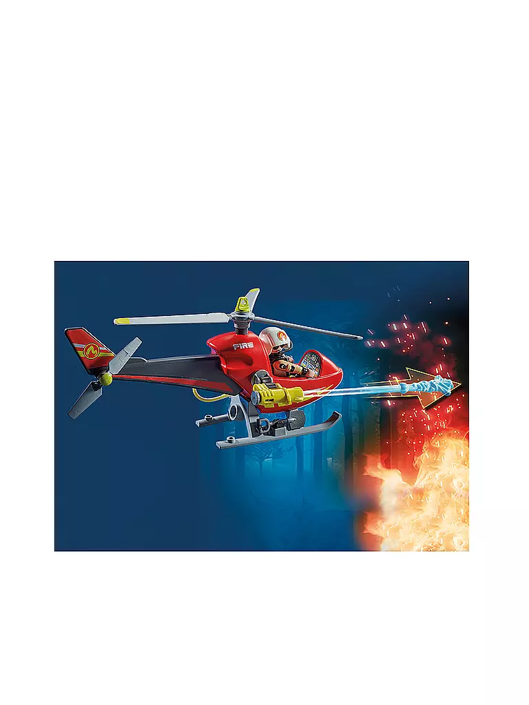 PLAYMOBIL | Feuerwehr-Hubschrauber 71195 | keine Farbe