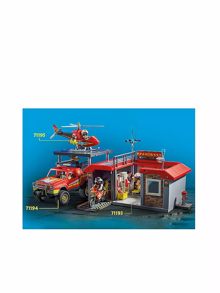 PLAYMOBIL | Feuerwehrstation 71193 | keine Farbe