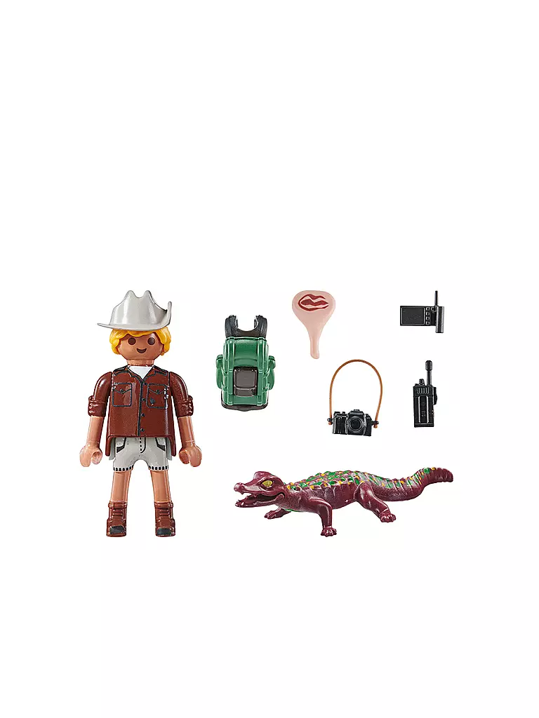 PLAYMOBIL | Forscher mit jungem Kaiman 71168 | keine Farbe