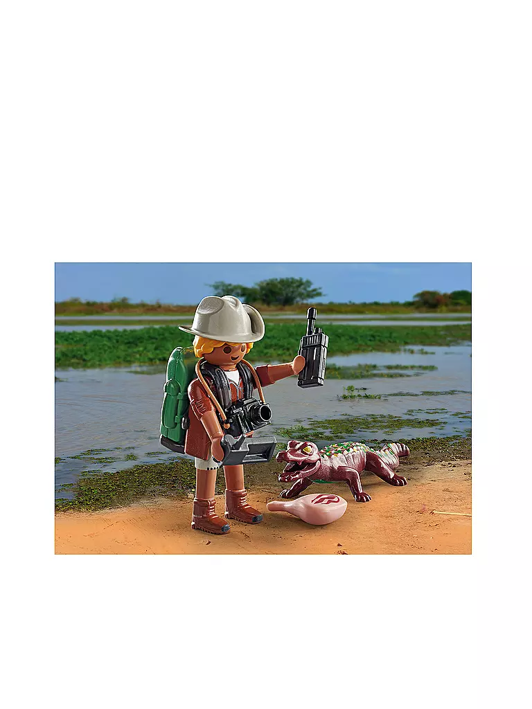 PLAYMOBIL | Forscher mit jungem Kaiman 71168 | keine Farbe