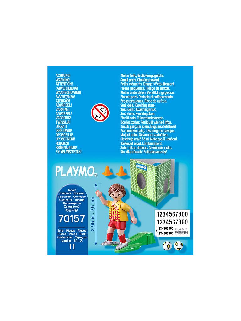 PLAYMOBIL | Fußballspieler mit Torwand 70157 | keine Farbe