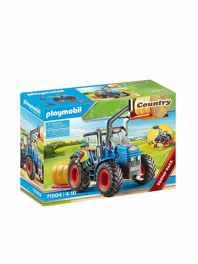 PLAYMOBIL Großer Traktor mit Zubehör 71004 keine Farbe