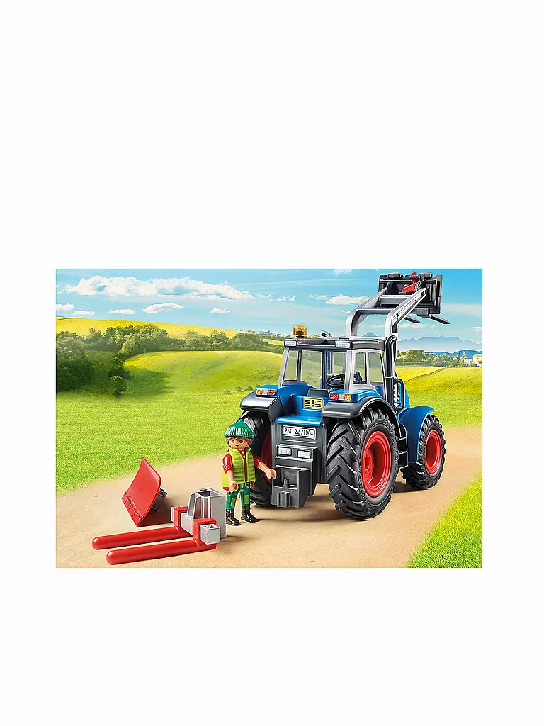 PLAYMOBIL | Großer Traktor mit Zubehör 71004 | keine Farbe