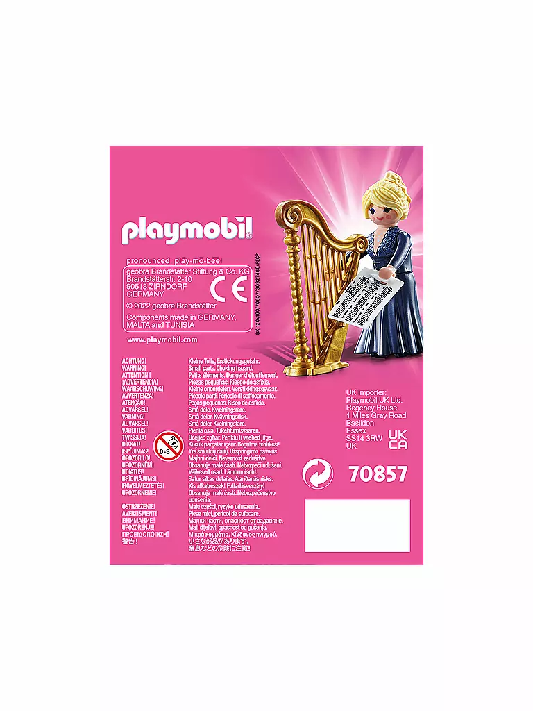 PLAYMOBIL | Harfenspielerin 70857 | keine Farbe