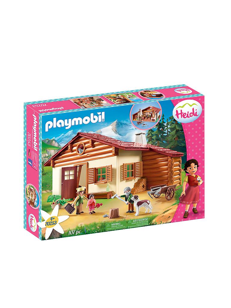 PLAYMOBIL | Heidi und Großvater auf der Almhütte 70253 | bunt