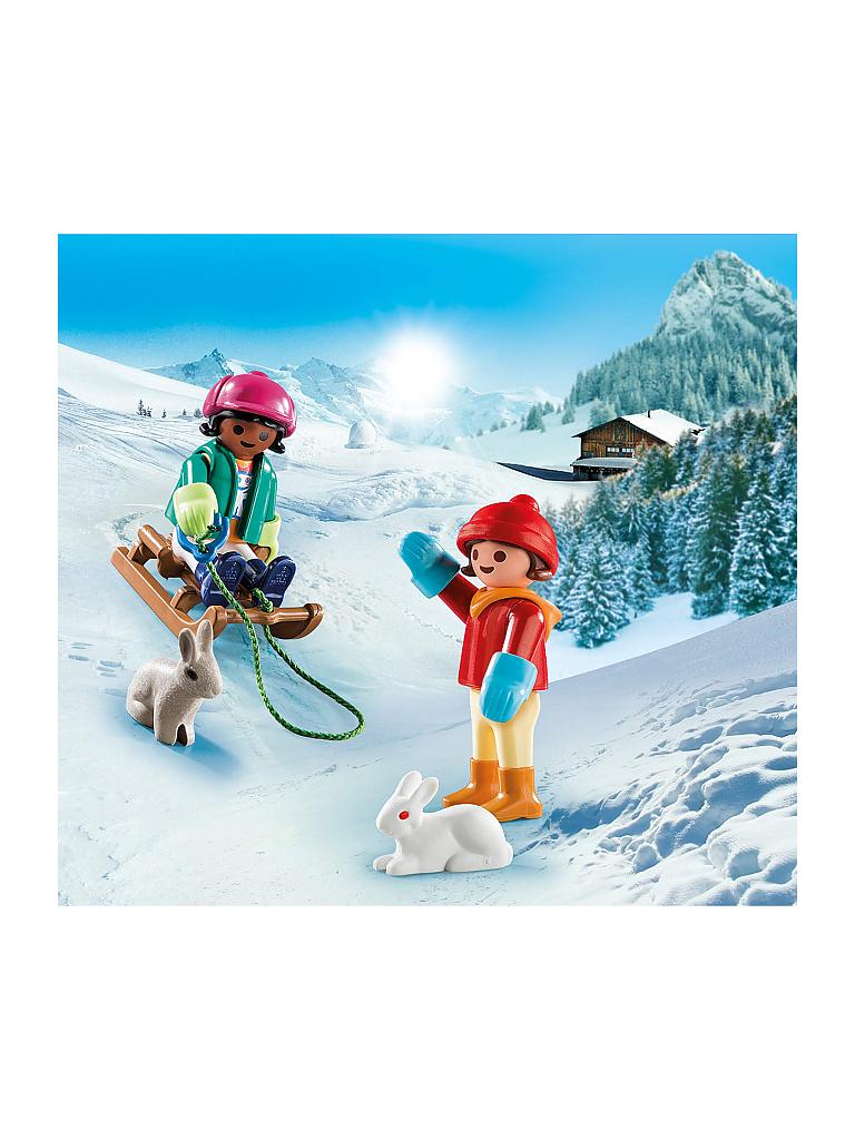 PLAYMOBIL | Kinder mit Schlitten 70250 | keine Farbe