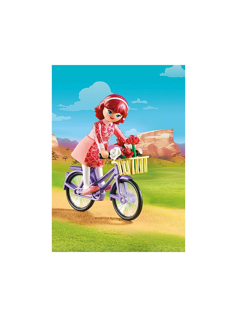 PLAYMOBIL | Marivela mit Fahrrad 70124 | blau