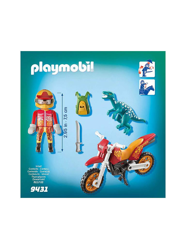 PLAYMOBIL | Motocross Bike mit Raptor 9431 | keine Farbe