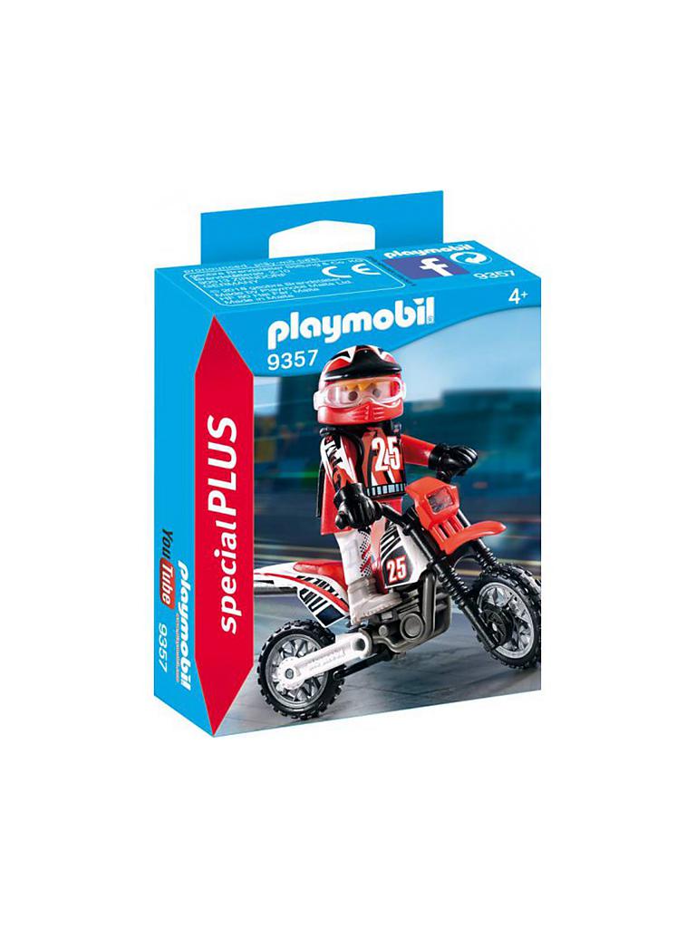 PLAYMOBIL | Motocross Fahrer 9357 | keine Farbe