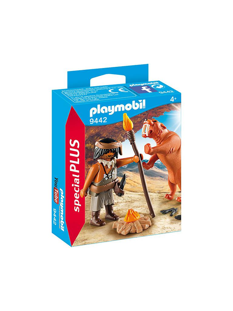 PLAYMOBIL | Neandertaler mit Säbelzahntiger 9442 | keine Farbe