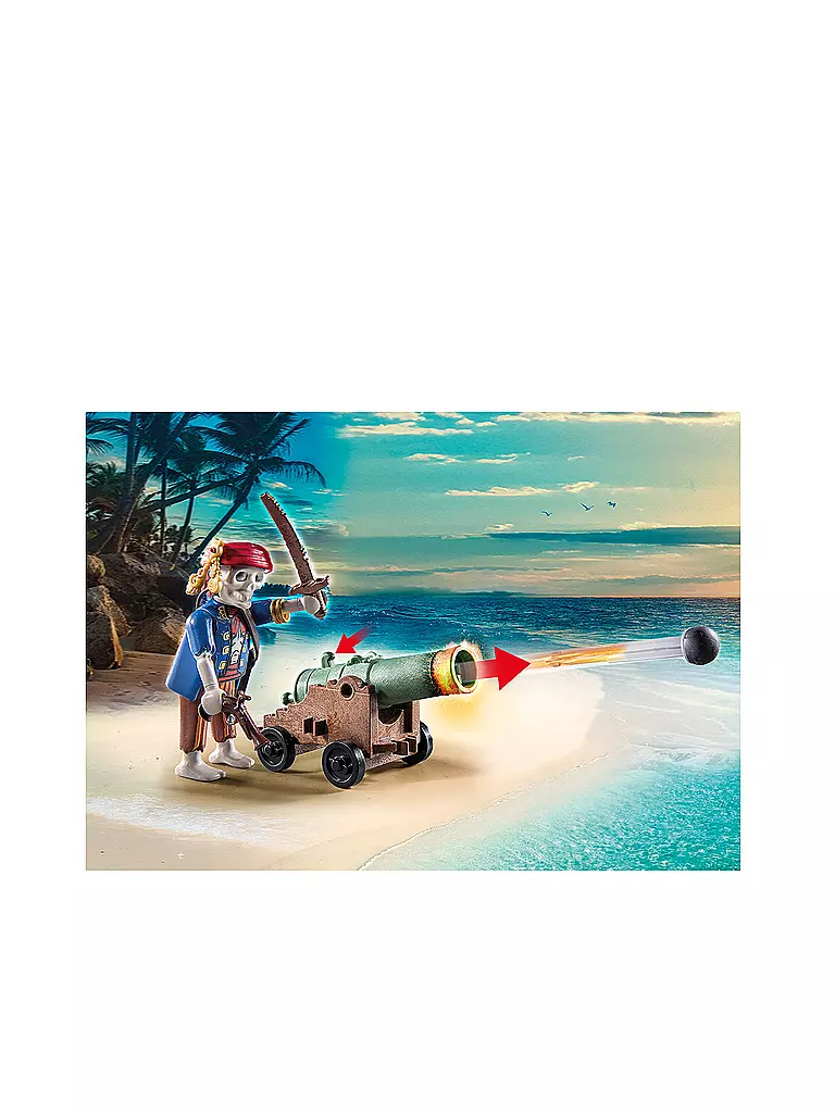 PLAYMOBIL | Playmobil Piratenschatzinsel mit Skelett | keine Farbe
