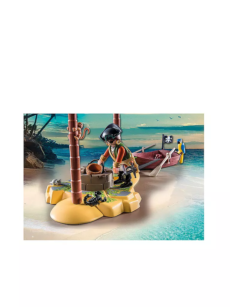 PLAYMOBIL | Playmobil Piratenschatzinsel mit Skelett | keine Farbe