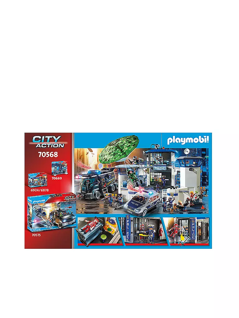 PLAYMOBIL | Polizei: Flucht aus dem Gefängnis 70568 | keine Farbe