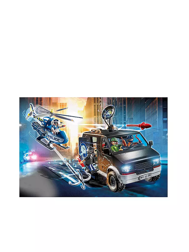 PLAYMOBIL | Polizei-Helikopter: Verfolgung des Fluchtfahrzeugs 70575 | keine Farbe