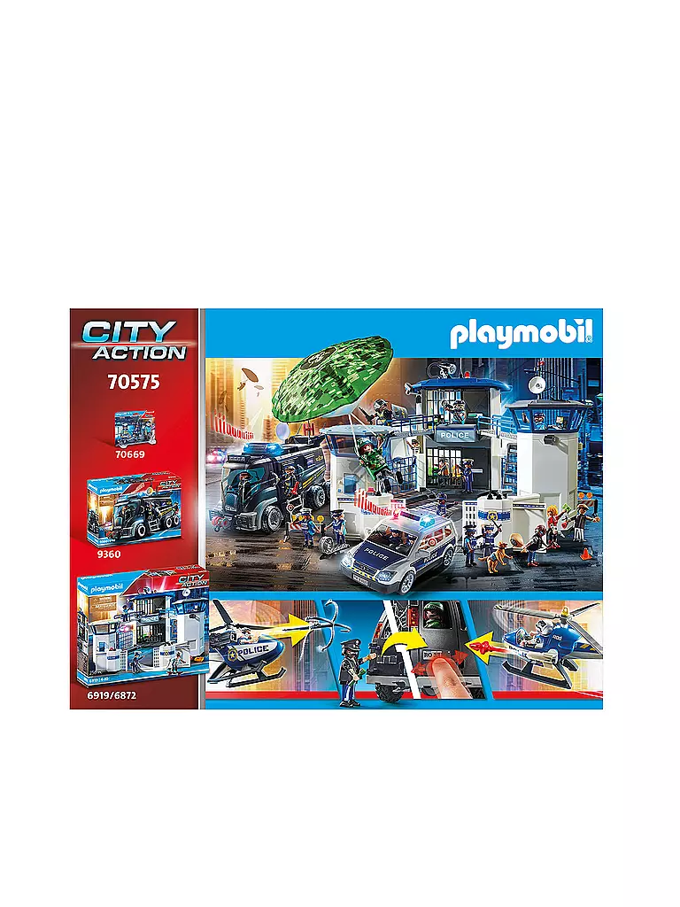 PLAYMOBIL | Polizei-Helikopter: Verfolgung des Fluchtfahrzeugs 70575 | keine Farbe