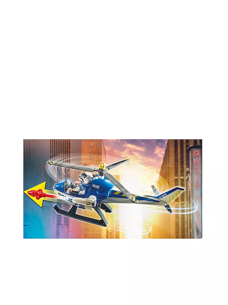 PLAYMOBIL | Polizei-Helikopter: Verfolgung des Fluchtfahrzeugs 70575 | keine Farbe