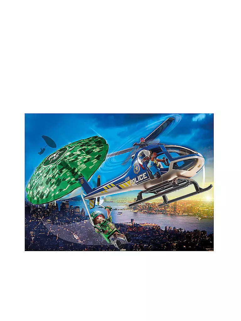 PLAYMOBIL | Polizei-Hubschrauber: Fallschirm-Verfolgung 70569 | keine Farbe