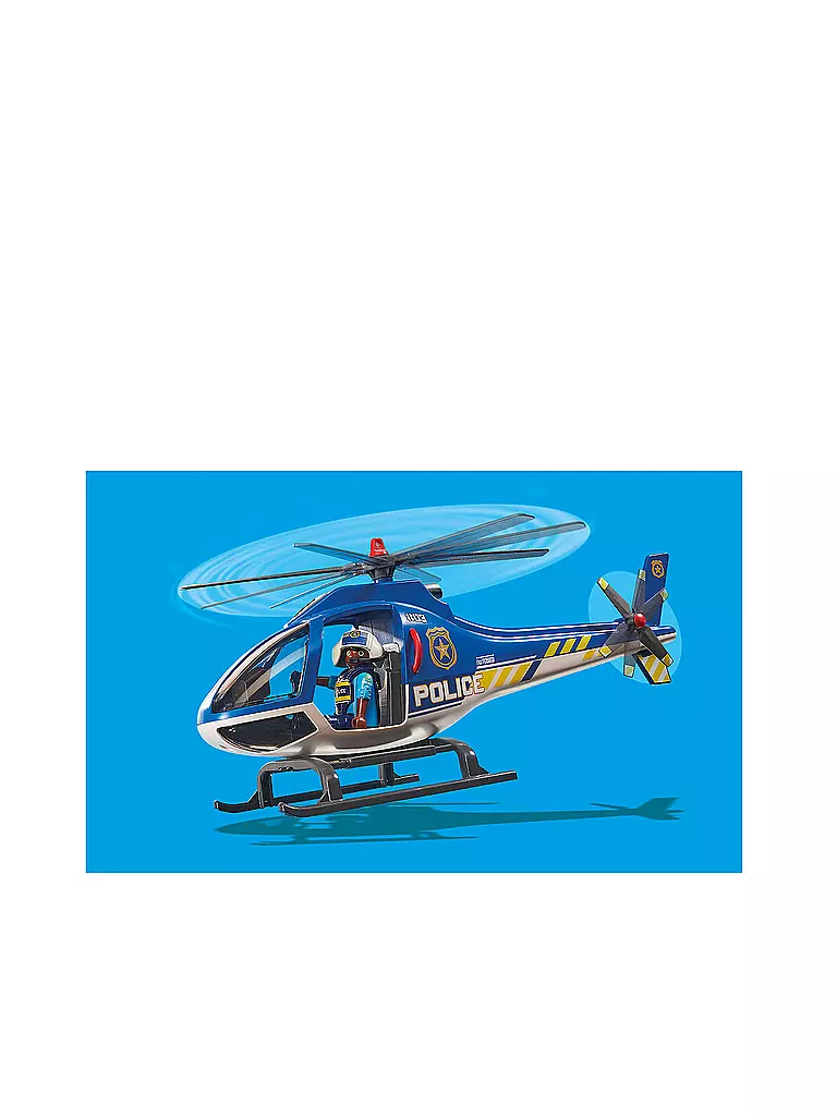 PLAYMOBIL | Polizei-Hubschrauber: Fallschirm-Verfolgung 70569 | keine Farbe