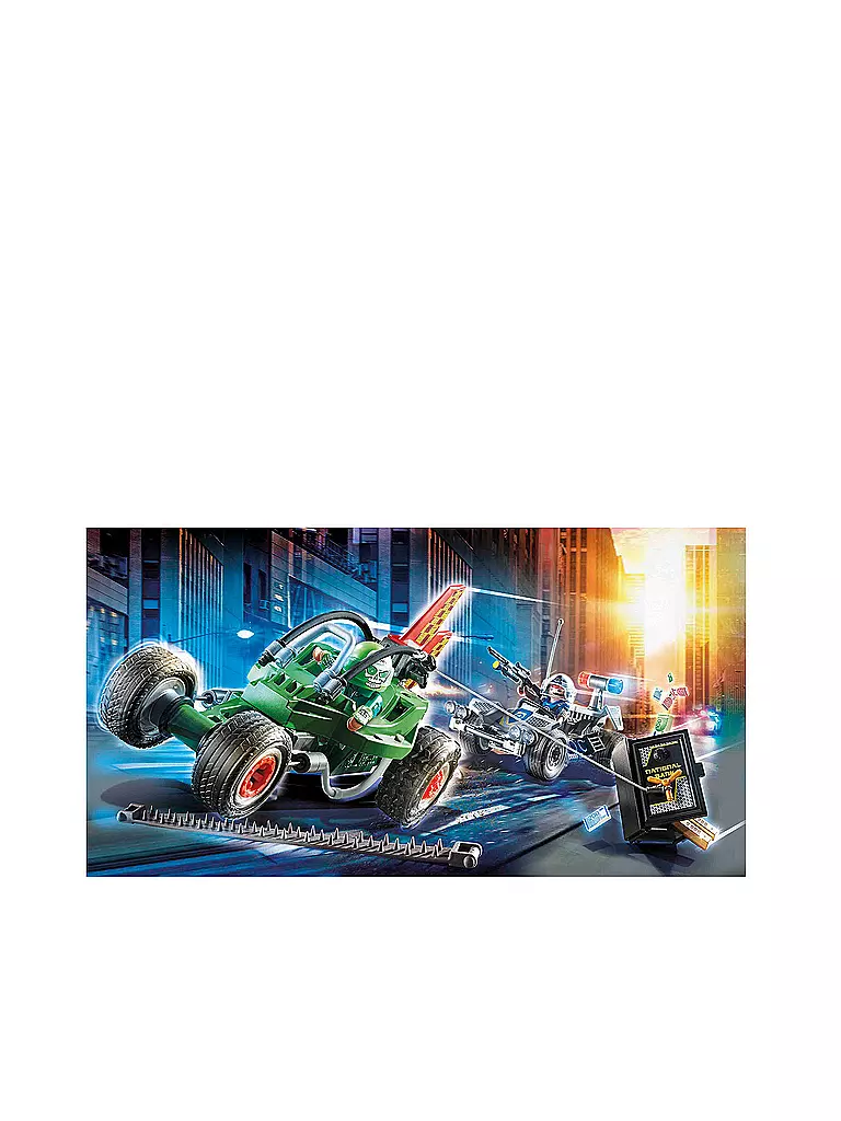 PLAYMOBIL | Polizei-Kart: Verfolgung des Tresorräubers 70577 | keine Farbe