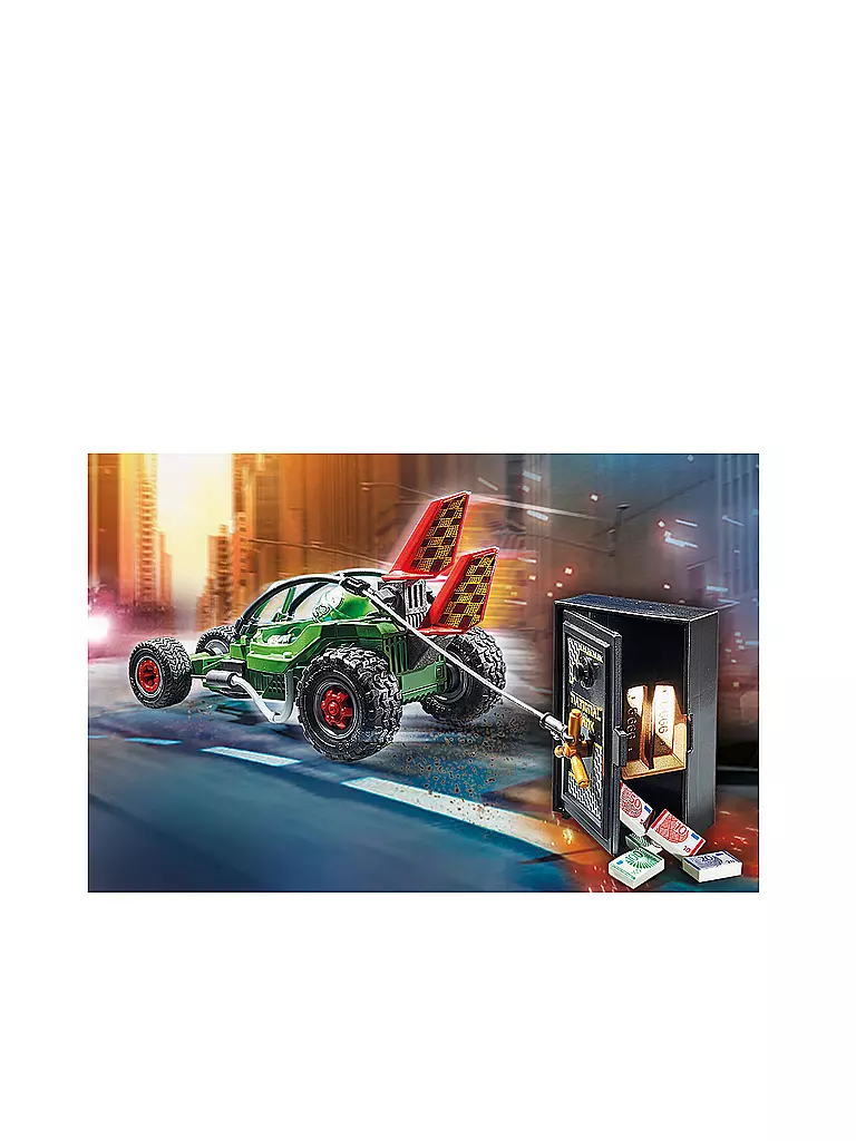 PLAYMOBIL | Polizei-Kart: Verfolgung des Tresorräubers 70577 | keine Farbe
