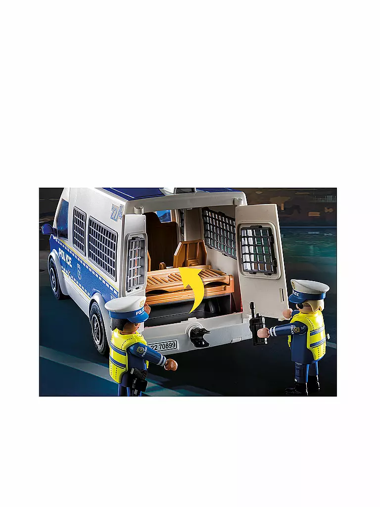 PLAYMOBIL | Polizei-Mannschaftswagen mit Licht und Sound 70899 | keine Farbe