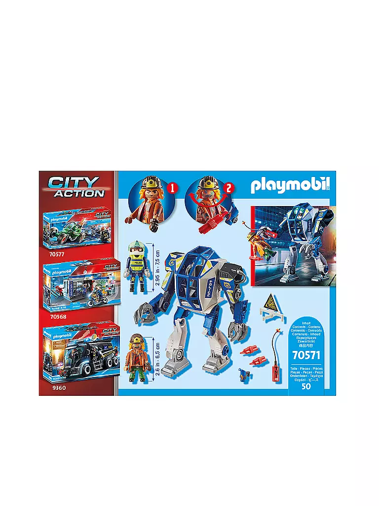 PLAYMOBIL | Polizei-Roboter: Spezialeinsatz 70571 | keine Farbe