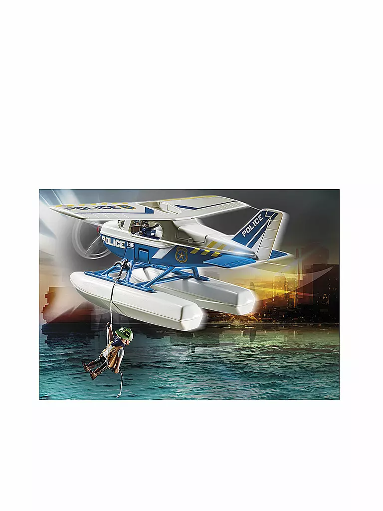 PLAYMOBIL | Polizei-Wasserflugzeug: Schmuggler-Verfolgung 70779 | keine Farbe
